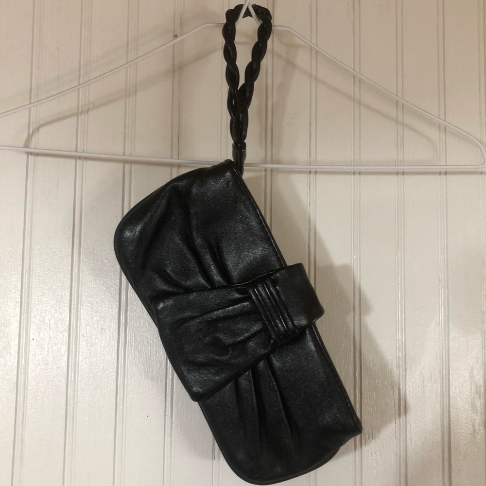 Express Black Wristlet Clutch